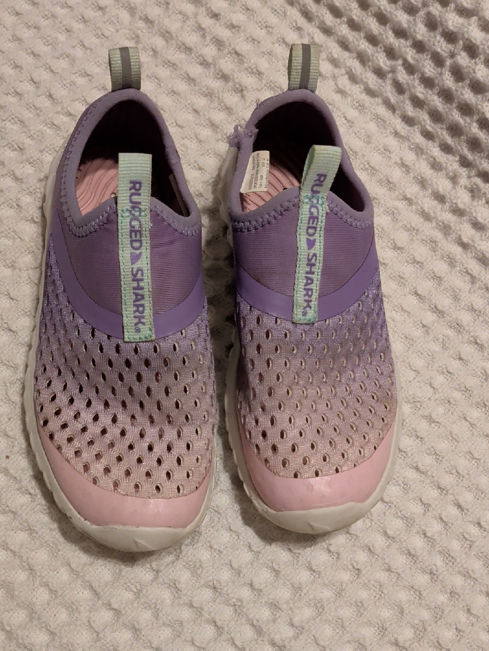 Rugged Shark Kids' Slip-On Water Shoes - Lavender Pink